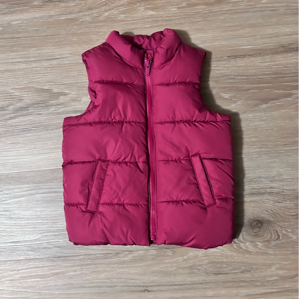 Old Navy | Fleece Lined Puffer Vest withh Zipper